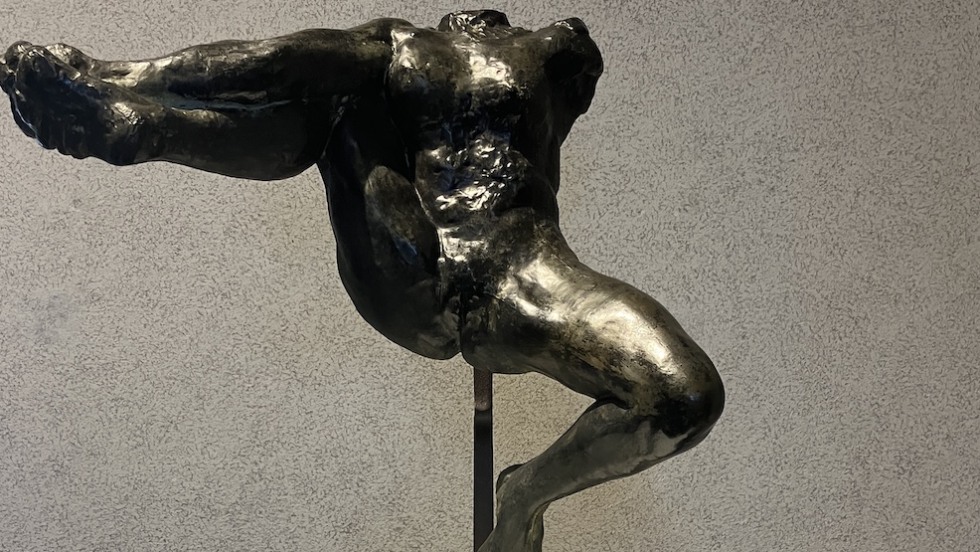 Rodin’s sculpture ‘Iris, the messenger of Gods’ ironically without eyes and head, Kunsthaus, Zurich