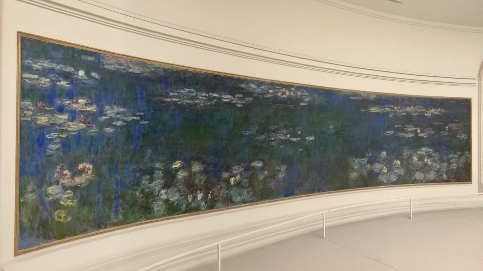 Monet’s water lilies, Musée de l’Orangerie, Paris